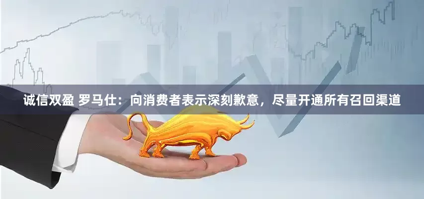诚信双盈 罗马仕：向消费者表示深刻歉意，尽量开通所有召回渠道