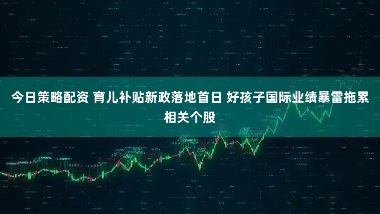 今日策略配资 育儿补贴新政落地首日 好孩子国际业绩暴雷拖累相关个股